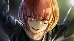 Sinister Anime Character With Red Eyes Wallpaper