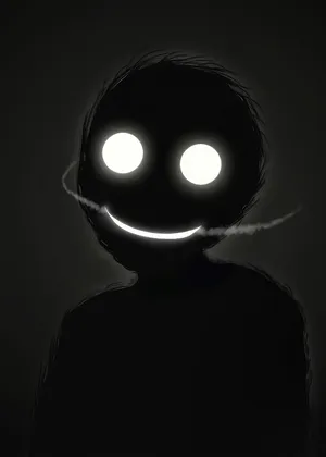 Sinister Anime Shadow Figure Wallpaper