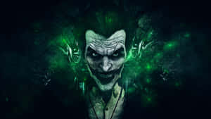 Sinister Dark Joker In The Spotlight Wallpaper