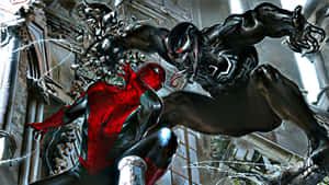 Sinister Scary Venom Close-up Wallpaper