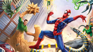 Sinister Six: Unleashing Ferocity And Chaos On Any Enemy Wallpaper