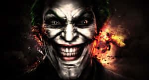 Sinister Smile - The Evil Joker Unleashed Wallpaper