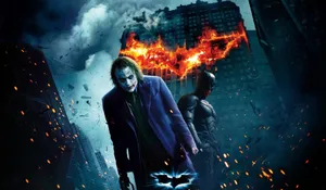 Sinister Smirk - The Evil Joker Wallpaper