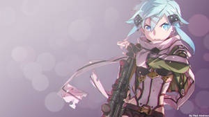 Sinon Sao Anime Art Wallpaper