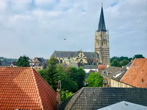 Sittard Cityscapewith Church Tower Wallpaper