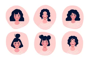 Six Portraits Of A Volatile Woman Wallpaper