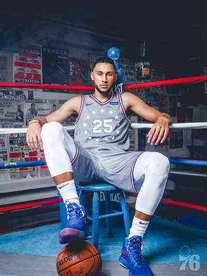 Sixers Ben Simmons Proshot Wallpaper