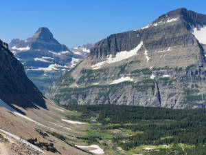 Siyeh Pass Trail In Montana Iphone Wallpaper