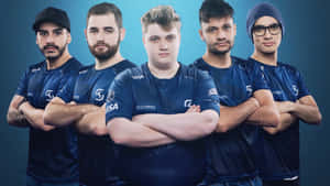 Sk Gaming Dominating An Esports Competition With Their Exceptional Gaming Skills Wallpaper