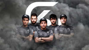 Sk Gaming Team In Action On Stage Wallpaper