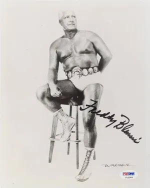 Sketched Portrait Of Freddie Blassie Wallpaper