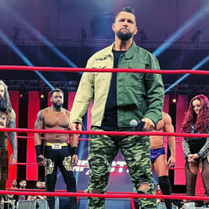 Skiing Pro Eddie Edwards Mid-jump Wallpaper