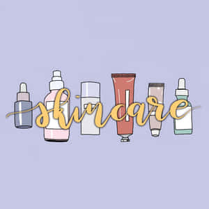 Skincare Products Aesthetic Wallpaper