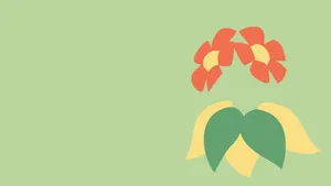 Skirt And Flowers Of Bellossom Wallpaper