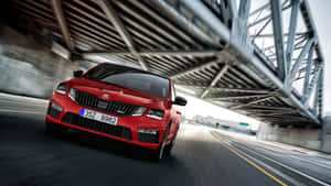 Skoda Rapid In Action Wallpaper