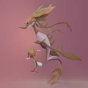 Skrelp And Dragalge In 3d Wallpaper