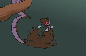 Skrelp At The End Of Dragalge's Tail Wallpaper