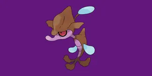 Skrelp On Dark Purple Background Wallpaper