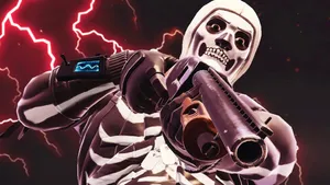 Skull Trooper Fortnite 1366x768 Wallpaper
