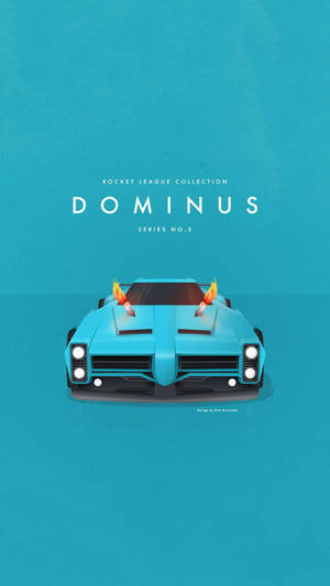 Sky Blue Dominus Car Rocket League Iphone Wallpaper