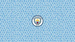 Sky Blue Manchester City Logo Wallpaper