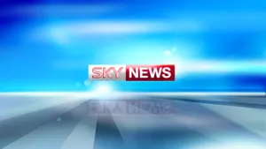 Sky News Blue Rays Wallpaper