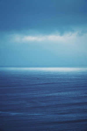 Sky Of Possibilities In Azure Blue Wallpaper