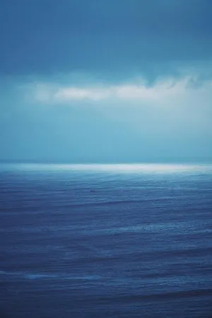 Sky Of Possibilities In Azure Blue Wallpaper