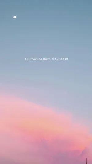 Sky Pink And Blue Aesthetic Wallpaper