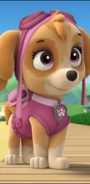 Skye Paw Patrol Cute Pup Mobile Wallpaper