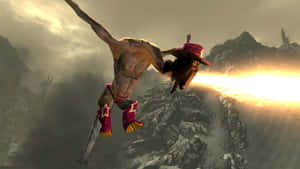 Skyrim Dragon Randy Savage Wallpaper