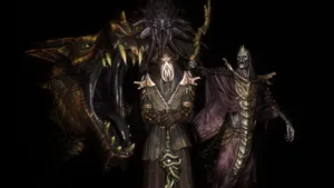 Skyrim Dragonborn Facing The Dragon Wallpaper