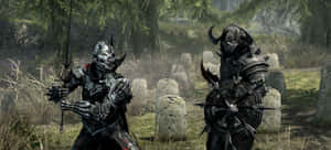 Skyrim Warriorsin Armor Wallpaper