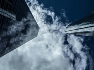 Skyward_ View_of_ Modern_ Skyscrapers.jpg Wallpaper