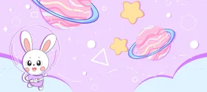 Skzoo Astronaut Bunnyin Space Wallpaper