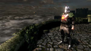 Slaying Dark Souls With Solaire Wallpaper