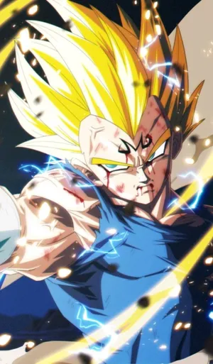 Slaying Majin Vegeta Wallpaper