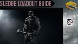 Sledge Breaking Through The Wall In Rainbow Six Siege Wallpaper