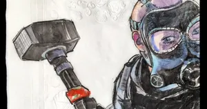 Sledge From Rainbow Six Siege In Action Wallpaper