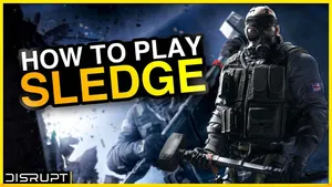 Sledge From Rainbow Six Siege In Action Wallpaper