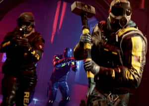 Sledge In Action – Intense Operator Gameplay In Rainbow Six Siege Wallpaper