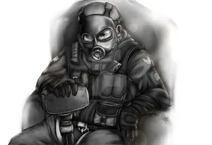 Sledge In Action - Rainbow Six Siege Wallpaper