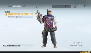 Sledge - Rainbow Six Siege In Action Wallpaper