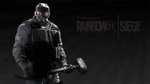 Sledge, The Iconic Attacker From Rainbow Six Siege, In Action Wallpaper