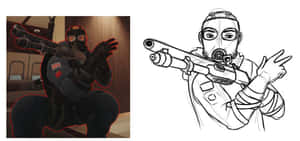 Sledge - The Powerful Attacker In Rainbow Six Siege Wallpaper