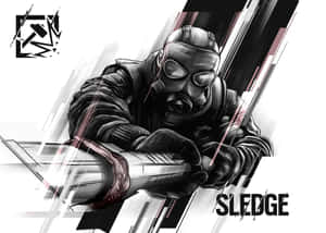 Sledge, The Powerful Breacher In Rainbow Six Siege Wallpaper