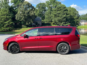 Sleek 2016 Chrysler Pacifica Cruising In The City Wallpaper