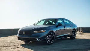 Sleek 2021 Honda Accord Cruising The Open Road Wallpaper