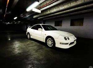 Sleek Acura Integra In A Stunning Setting Wallpaper