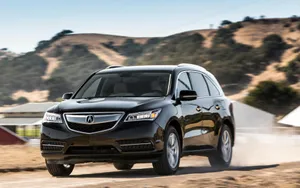 Sleek Acura Mdx In A Luxurious Setting Wallpaper